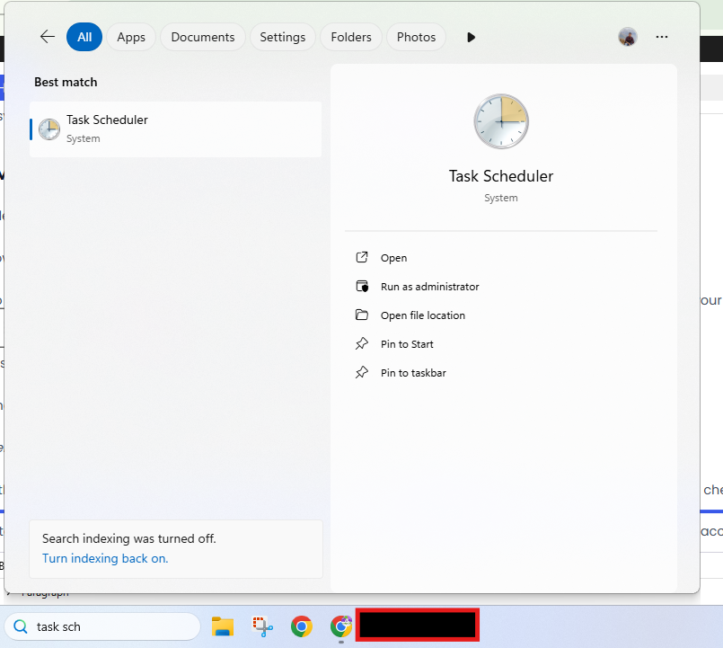 Open Task Scheduler