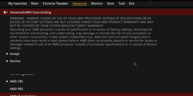 Enable AMD overclocking
