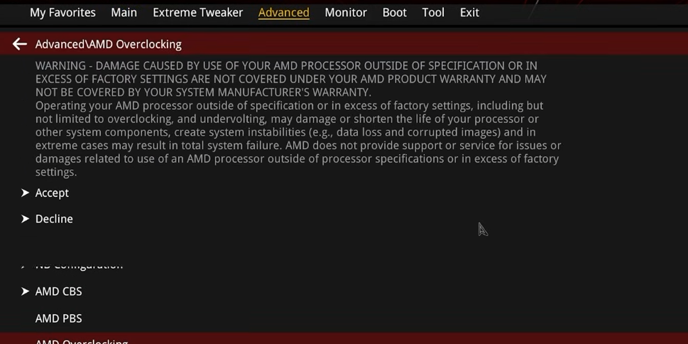 Enable AMD overclocking