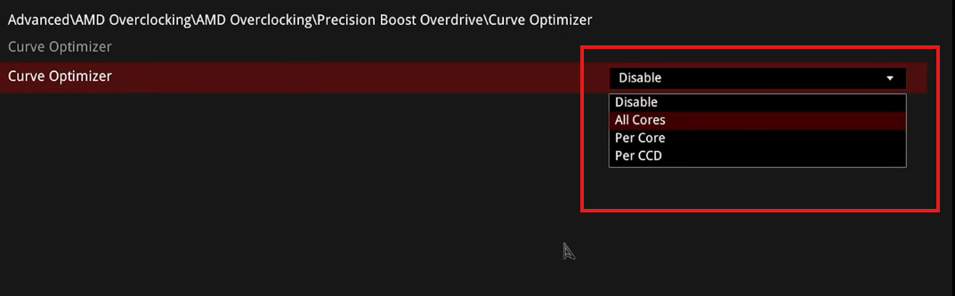 Set all core